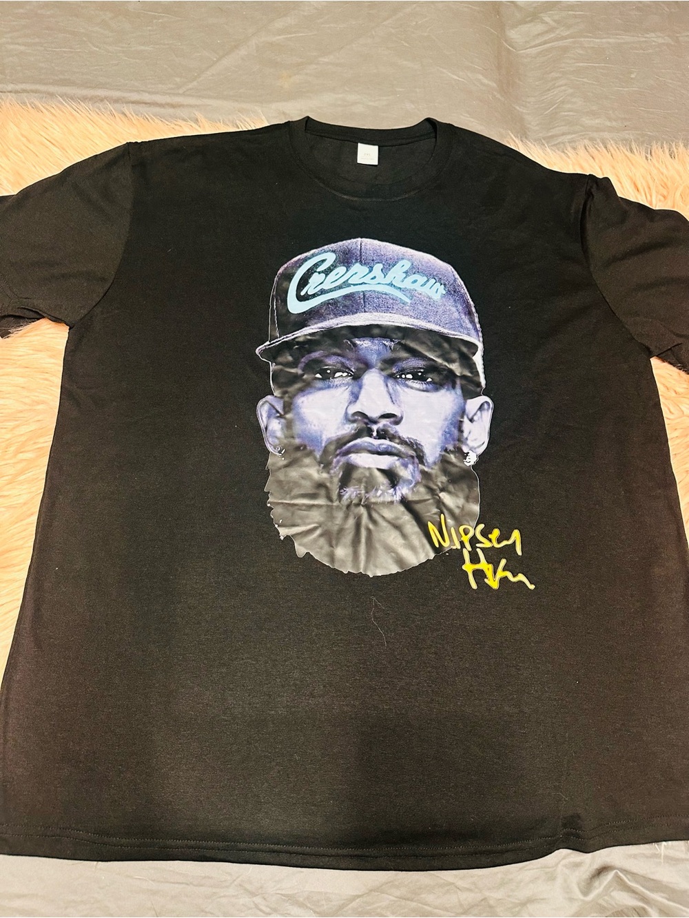 Nipsey Hussle Crenshaw Graphic T-Shirt Men’s Size 2XL Black Hip Hop Rap T